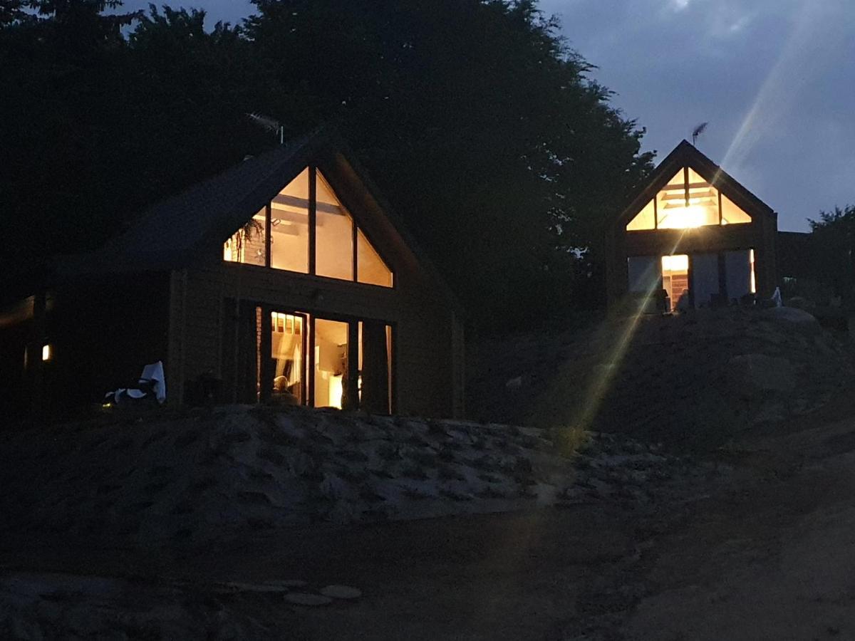 Ostrzycki Las Domki Nad Jeziorem -Balia-Sauna-Prywatny Pomost Pierszczewo Ngoại thất bức ảnh