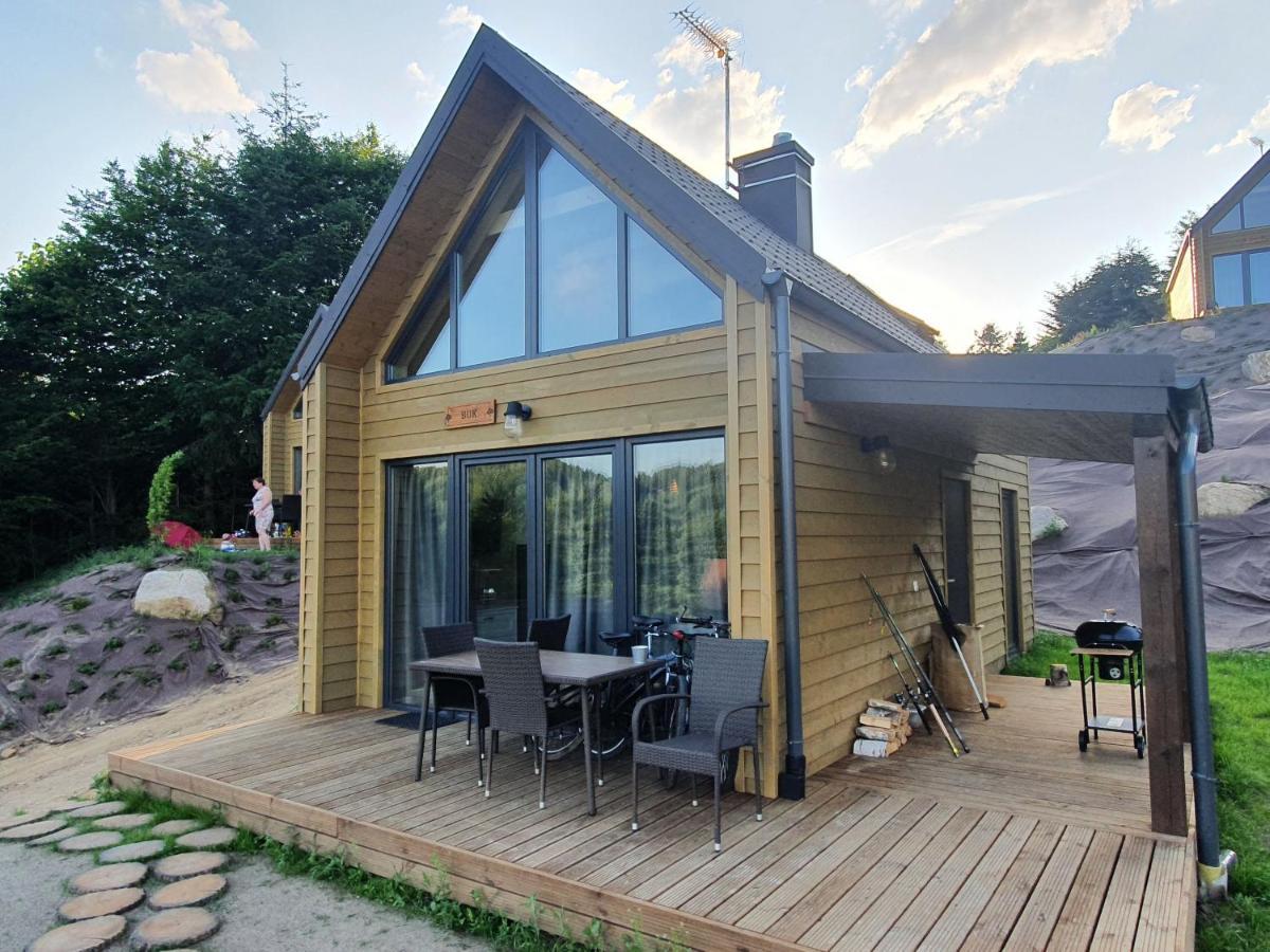 Ostrzycki Las Domki Nad Jeziorem -Balia-Sauna-Prywatny Pomost Pierszczewo Ngoại thất bức ảnh