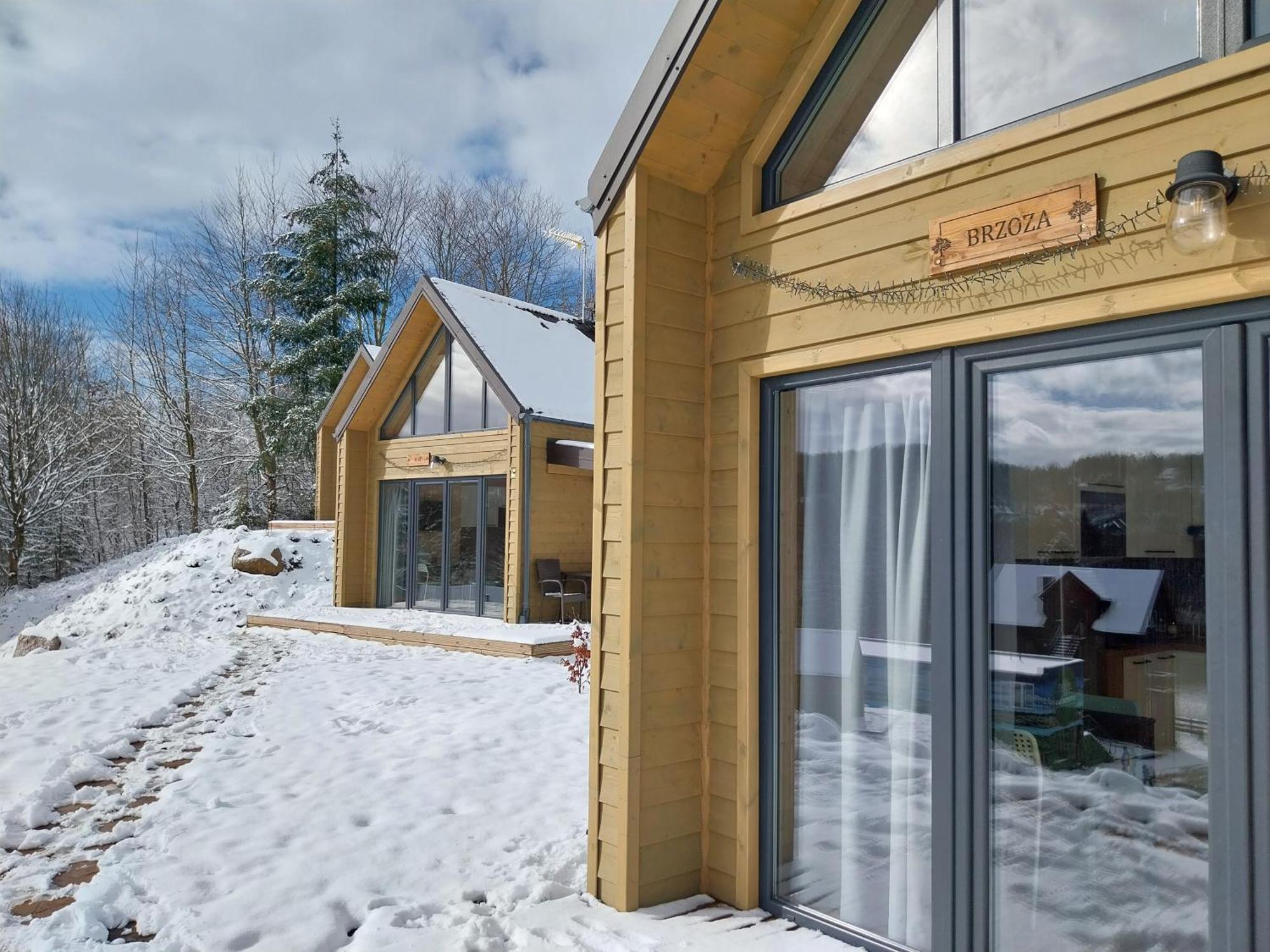 Ostrzycki Las Domki Nad Jeziorem -Balia-Sauna-Prywatny Pomost Pierszczewo Ngoại thất bức ảnh